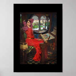 Póster Estoy medio enfermo de sombras La dama de Shalott