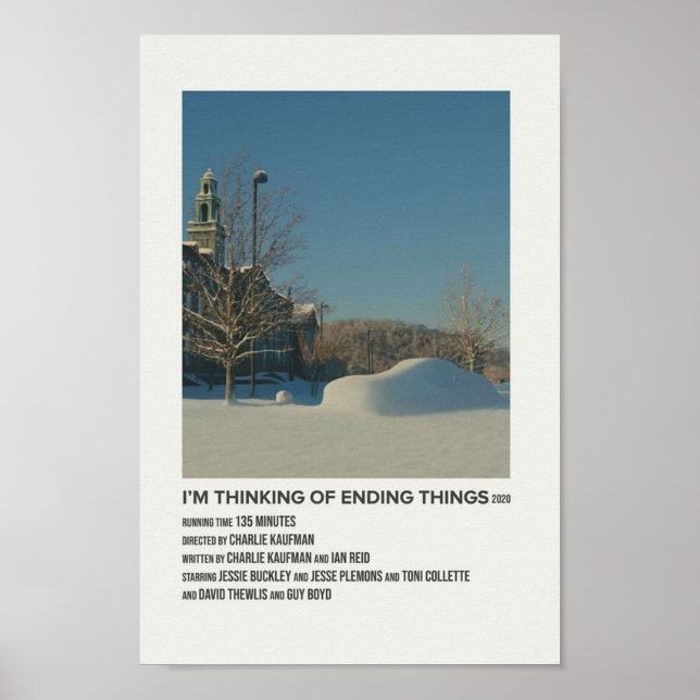 Póster Estoy pensando en terminar con las cosas 2020 (Frente)