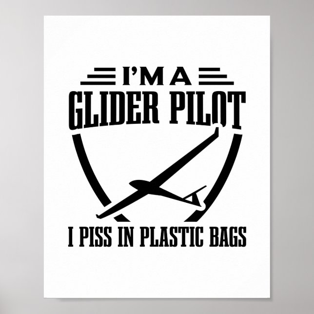 Póster Estoy planeando piloto | Idea de regalo para los a (Frente)