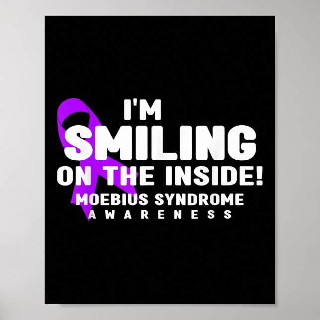 Póster Estoy Sonriendo En Los Awarenes Del Síndrome De Mo (Frente)