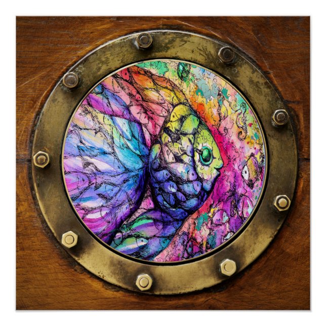 Póster ¿Estoy Viendo Cosas? (Anverso)