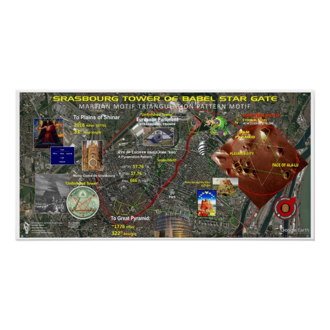 Póster Estrasburgo (Anverso)
