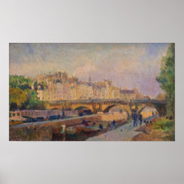 Póster Estrasburgo - París El Pont Neuf