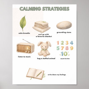 Póster Estrategias de Calma de The Quiet Grove