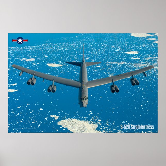 PÓSTER ESTRATOFORTRESS B-52H (Frente)