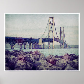 Póster Estrechos de Mackinac