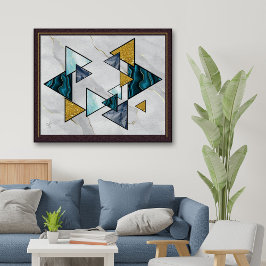 Póster Estrella abstracta de David Magen David Giclée Art