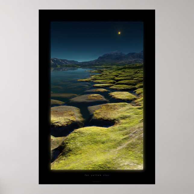Póster estrella amarilla (Frente)
