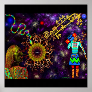 Póster Estrella azul de Hopi