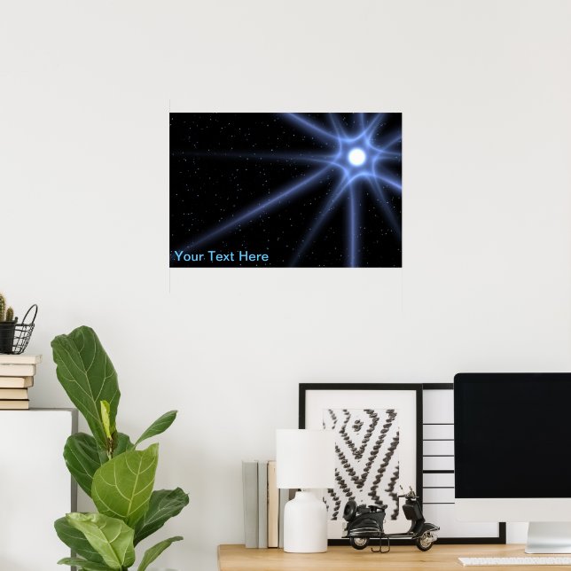 Póster Estrella Brillante (Oficina en casa)
