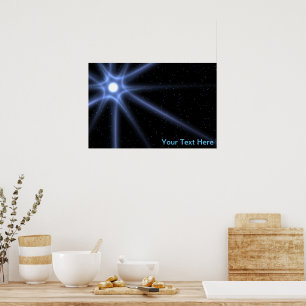 Póster Estrella Brillante