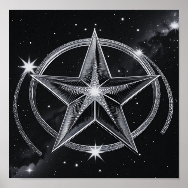 Póster Estrella clásica (Frente)