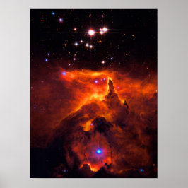 Póster Estrella Cluster Pismis 24 belleza en el espacio e