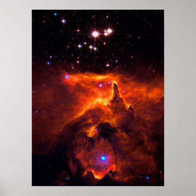 Póster Estrella Cluster Pismis 24 belleza en el espacio e (Frente)