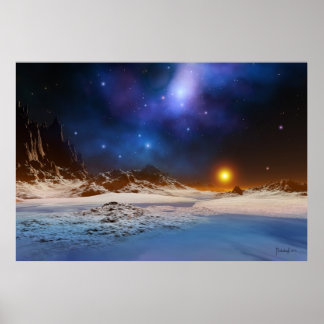 Póster Estrella cósmica