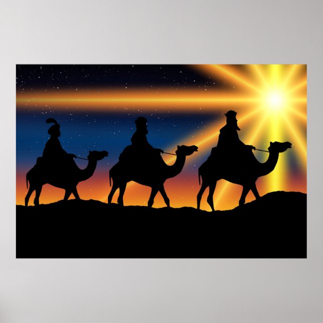 Póster Estrella de Belén, Cristo ha Nacido, (Frente)