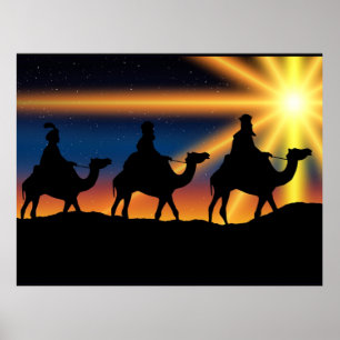 Póster Estrella de Belén - Nacimiento de Cristo