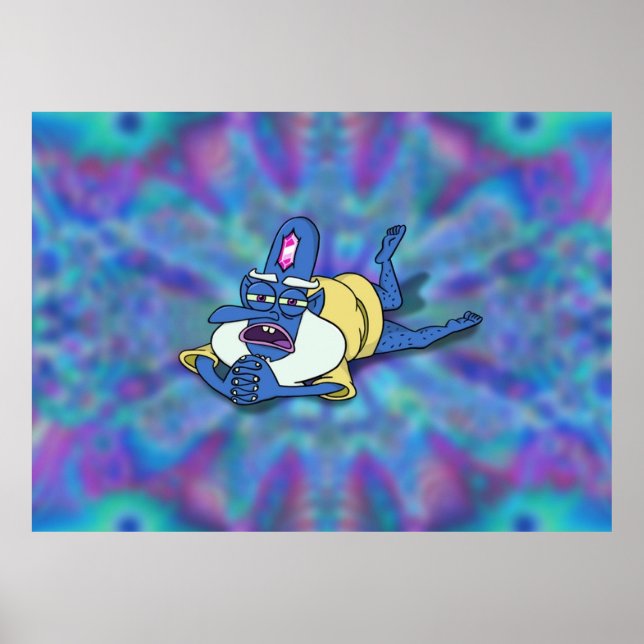 Póster Estrella de Glossaryck contra las fuerzas del mal (Frente)
