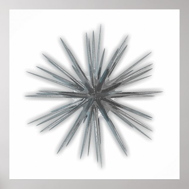 Póster estrella de hielo (Frente)