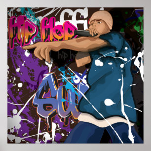 Póster Estrella de Hip Hop