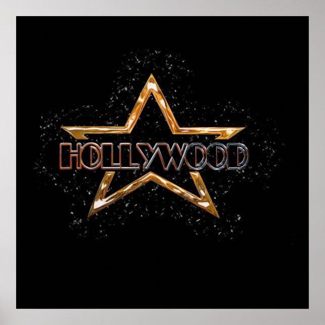 Póster Estrella de Hollywood (Frente)