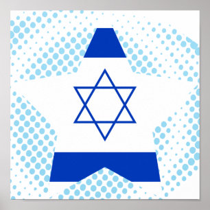 Póster Estrella de Israel