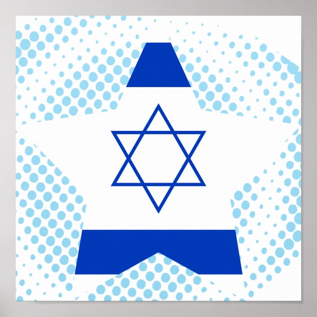 Póster Estrella de Israel (Frente)