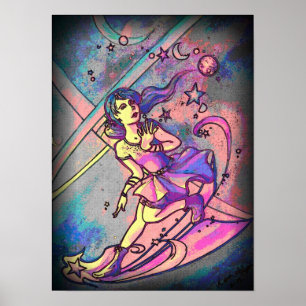 Póster Estrella de la filmación de Psychadelic