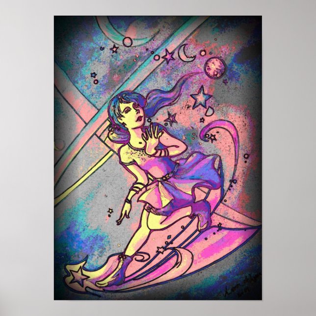 Póster Estrella de la filmación de Psychadelic (Frente)