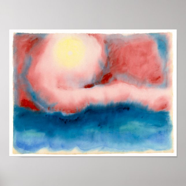 Póster Estrella de la noche | Georgia O'Keeffe | (Frente)