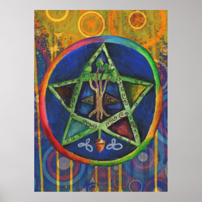 Póster Estrella de la Verdad Celta (Frente)