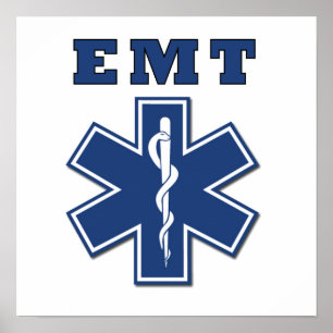 Póster Estrella de la vida de EMT