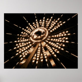 Póster Estrella de los Navidades de las ruedas grandes