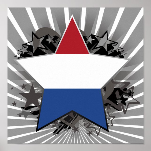 Póster Estrella de los Países Bajos (Frente)