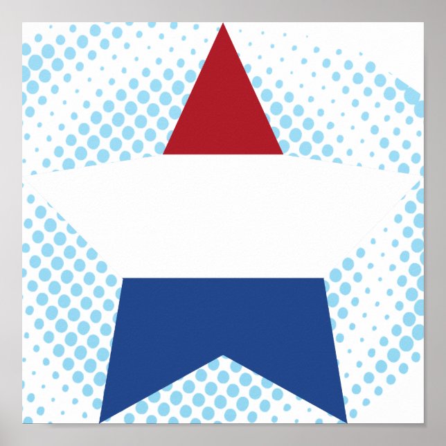 Póster Estrella de los Países Bajos (Frente)