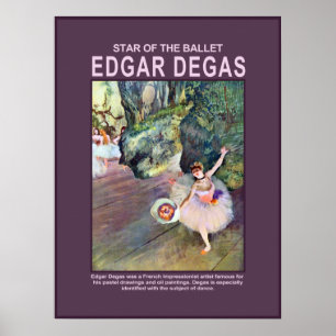 Póster Estrella del Ballet de Edgar Degas