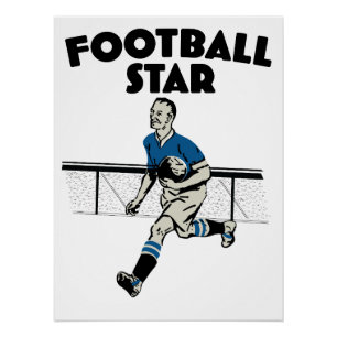 Póster Estrella del Fútbol