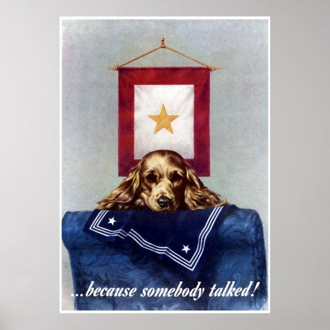 Póster Estrella del Oro — Porque Alguien Habló — Frontera (Frente)