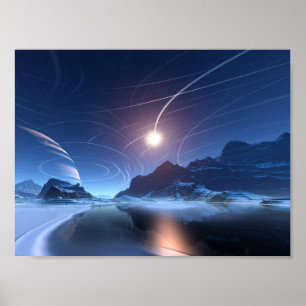 Póster Estrella el caer