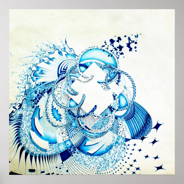 Póster estrella fugaz (Frente)