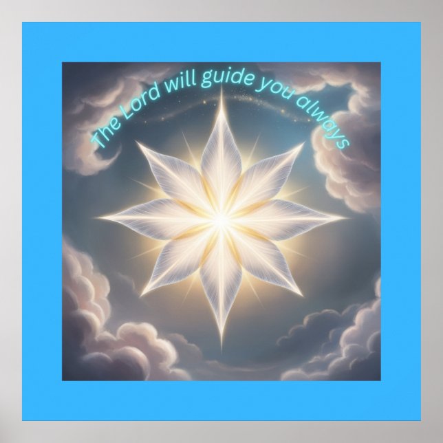 Póster Estrella guía de la tranquilidad: Un faro de esper (Frente)