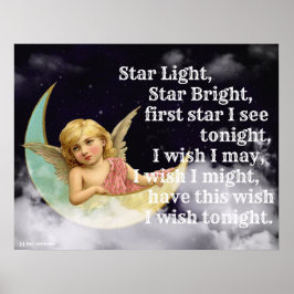 Póster Estrella luminosa, estrella brillante...impresión 