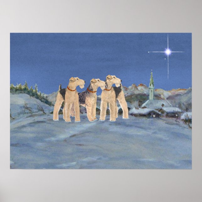 Póster Estrella navidad (Frente)