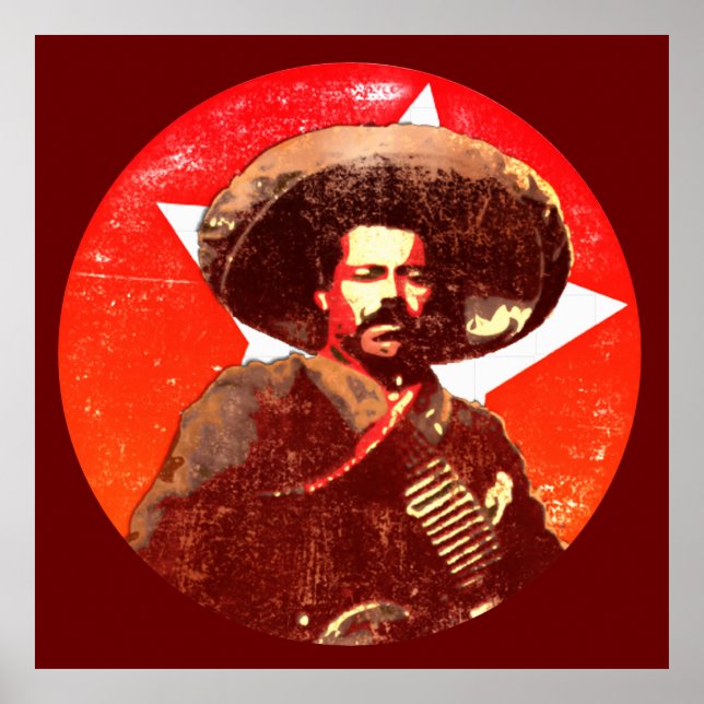 Póster Estrella Pancho Villa Stuper (Frente)