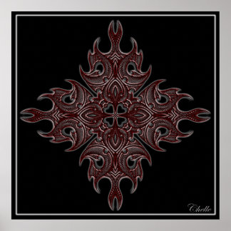 Póster Estrella Polinesia