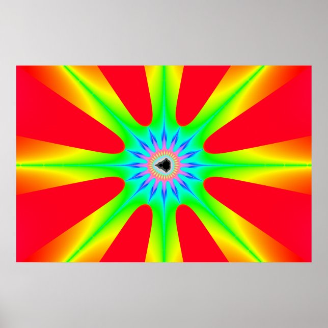 Póster Estrella - Poster Fractal (Frente)