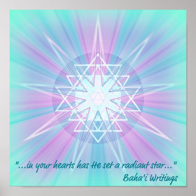 Póster Estrella radiante (Frente)