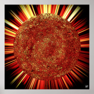 Póster Estrella roja