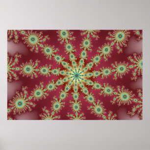 Póster Estrella roja