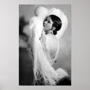 Póster Estrella silenciosa de cine Norma Talmadge